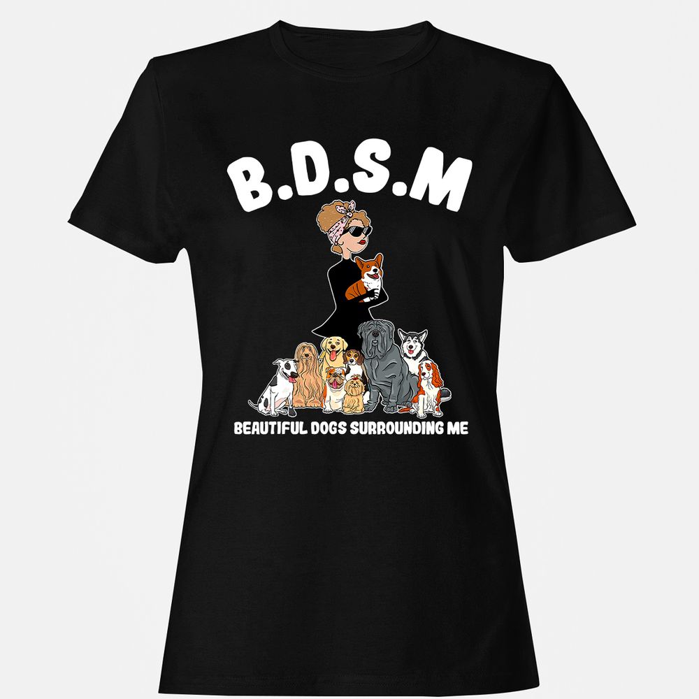 Women's T-Shirt - ZCKD57Q8 - Black - 1