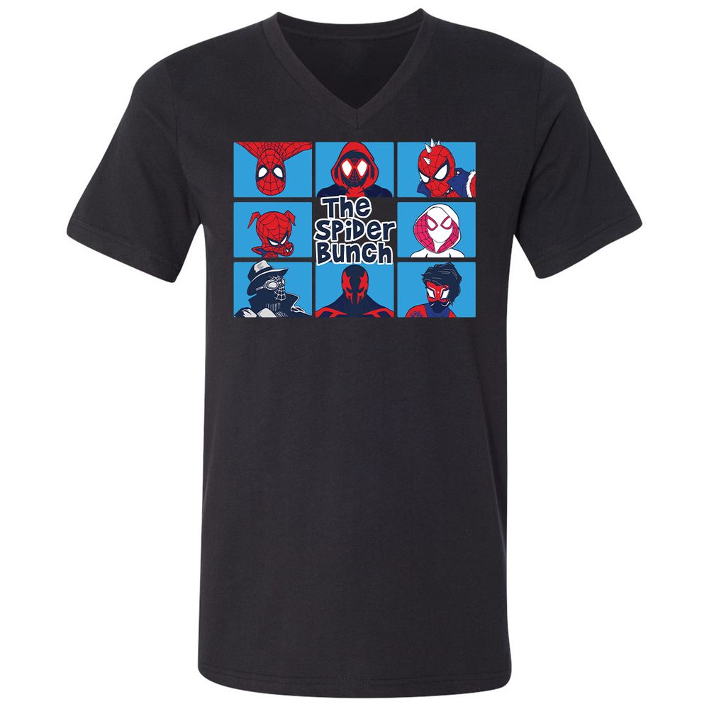 Unisex V-Neck T-Shirt - WPMMG1TW - Black - 1