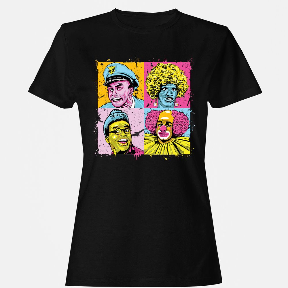 Women's T-Shirt - 11QS48YL - Black - 1
