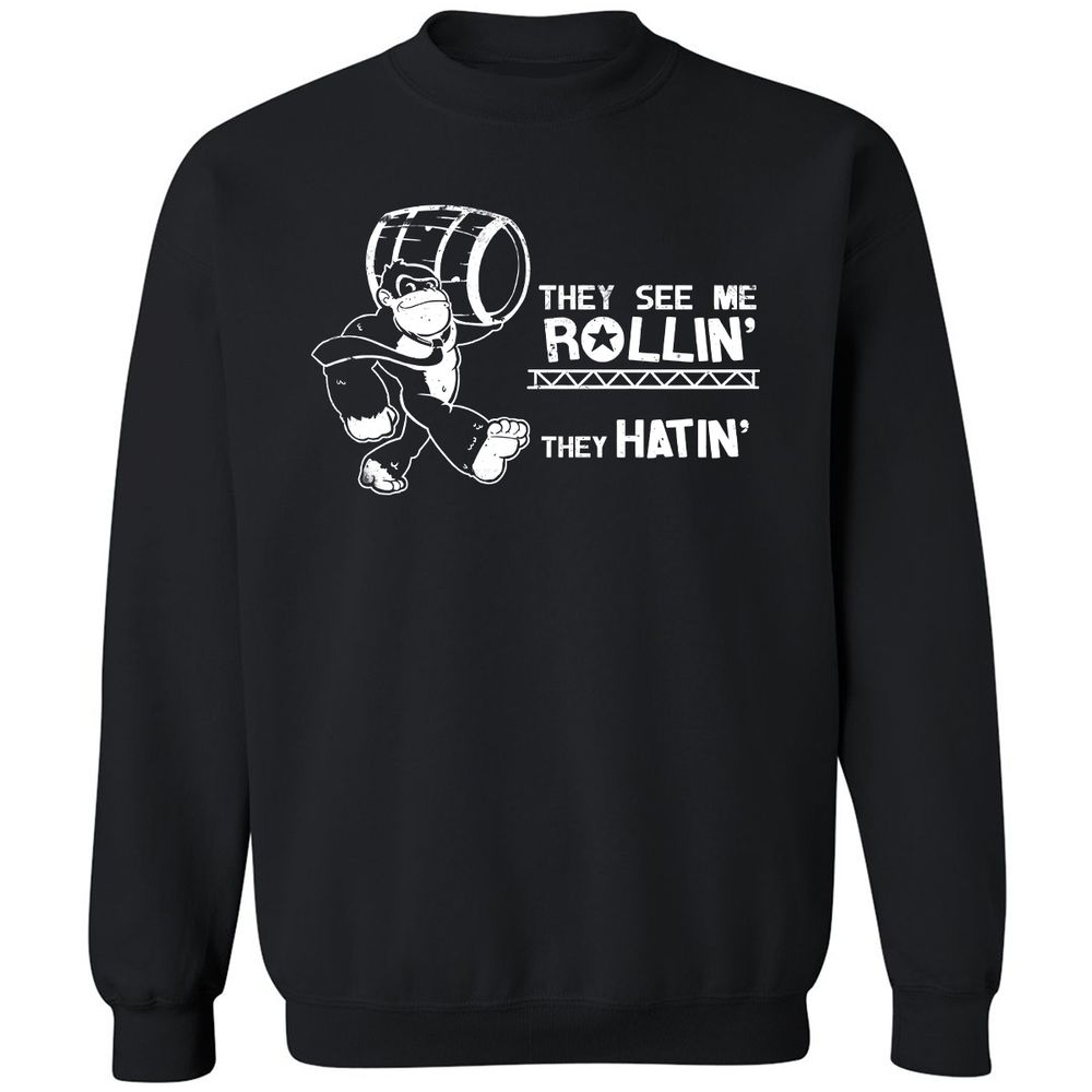 Classic Unisex Sweatshirt - NDL3TBHW - Black - 1