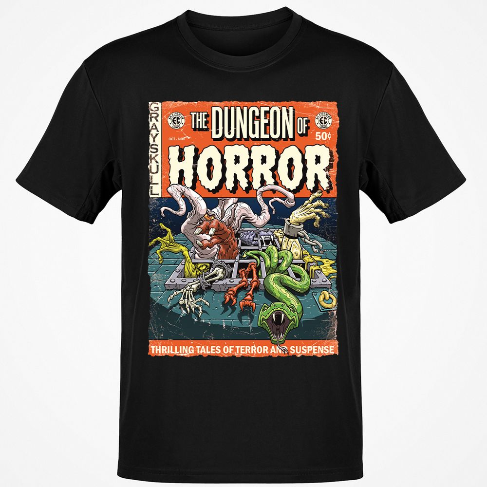 Classic Unisex T-Shirt - 4GVQN8XP - Black - 1