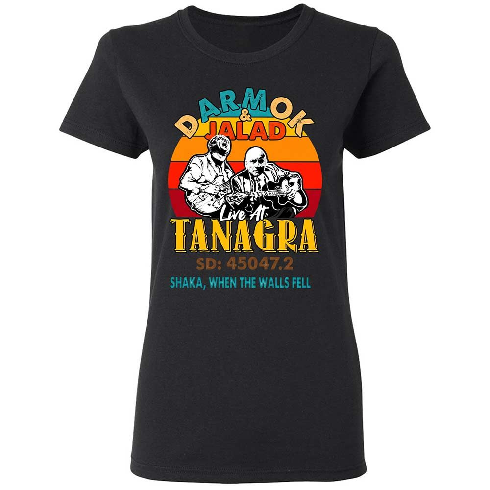 Women's T-Shirt - NX96HQDU - Black - 1