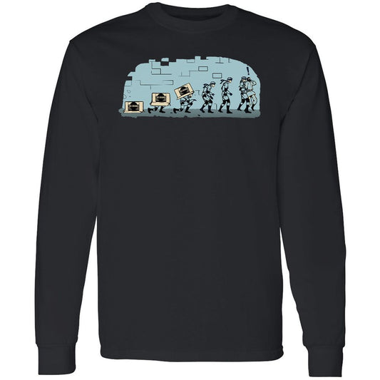 Long Sleeve T-Shirt - QNMARLS7 - Black - 1