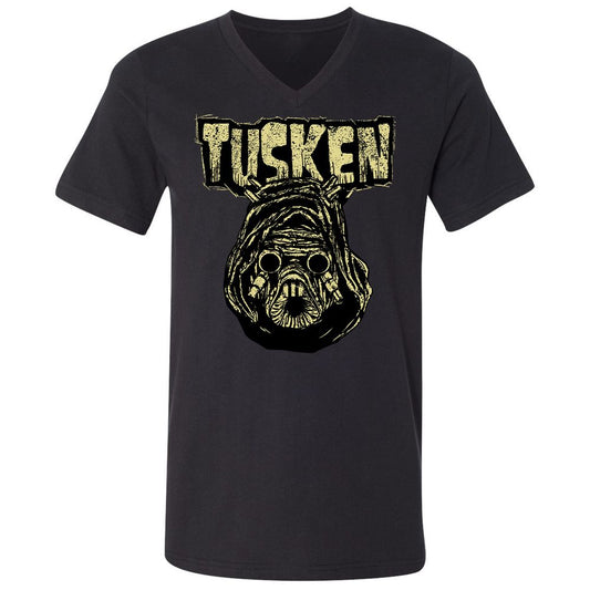 Unisex V-Neck T-Shirt - K8TXQZZA - Black - 1