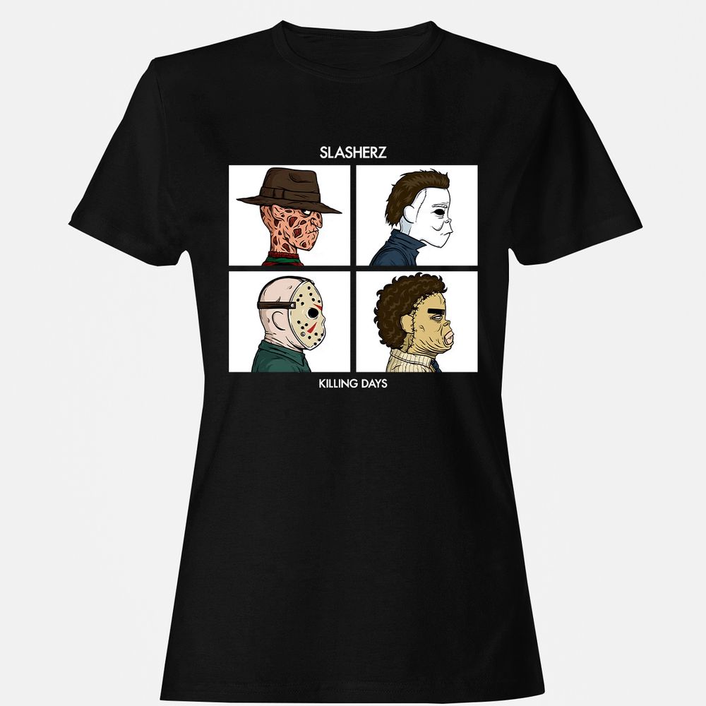 Women's T-Shirt - Q2RBXRFU - Black - 1