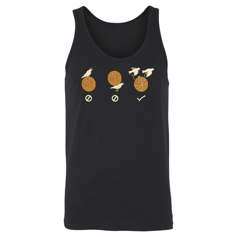 Unisex Jersey Tank - RSDV4GMW - Black - 1
