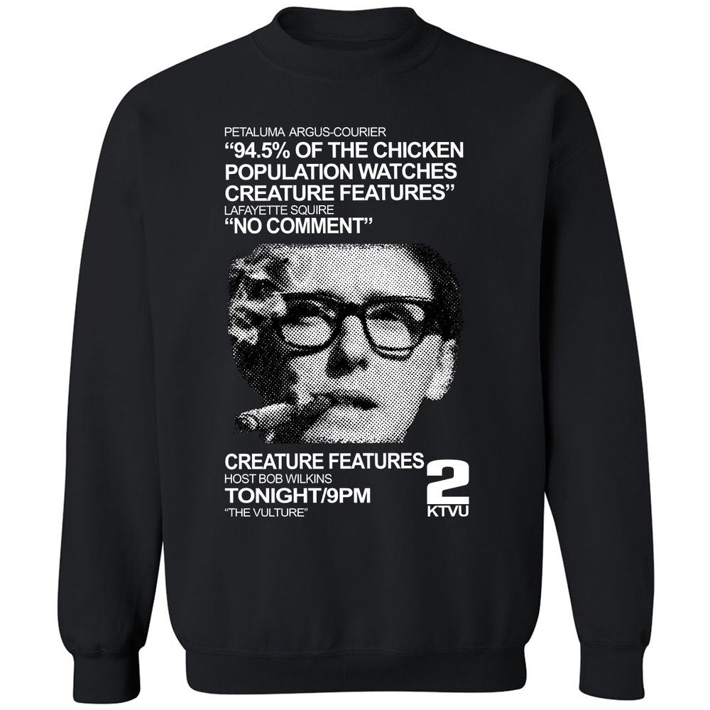 Classic Unisex Sweatshirt - 4HLLDJFH - Black - 1