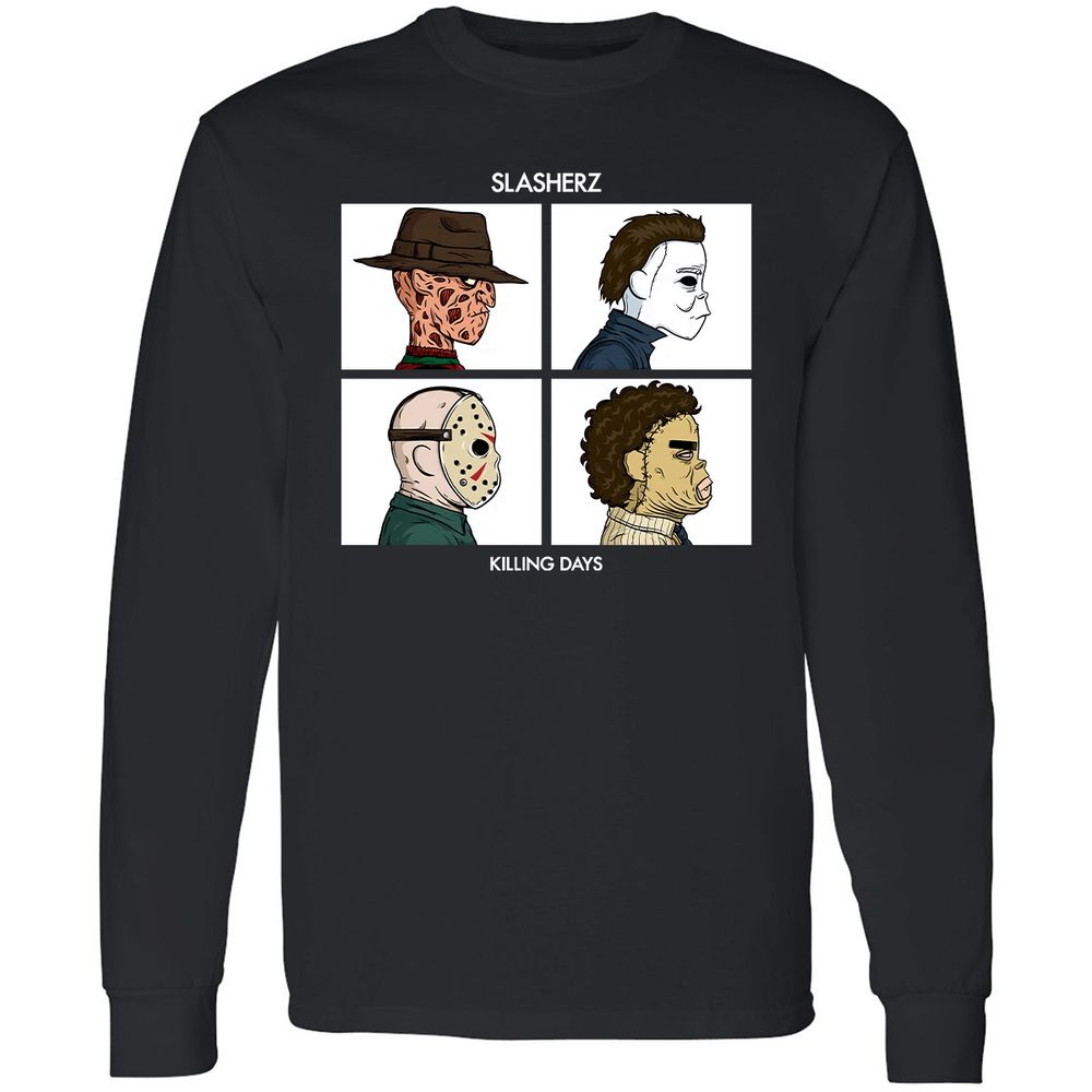 Long Sleeve T-Shirt - W7QWTZL2 - Black - 1