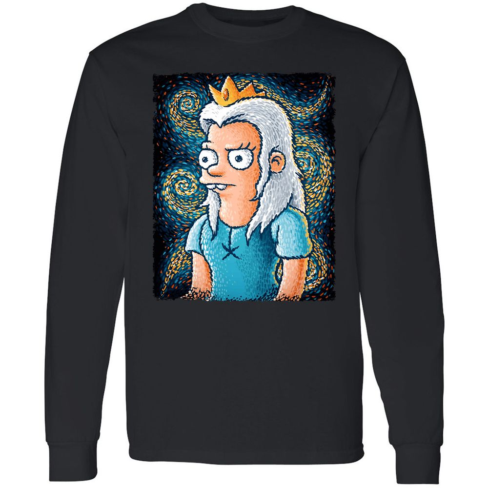 Long Sleeve T-Shirt - RHXNVB3C - Black - 1