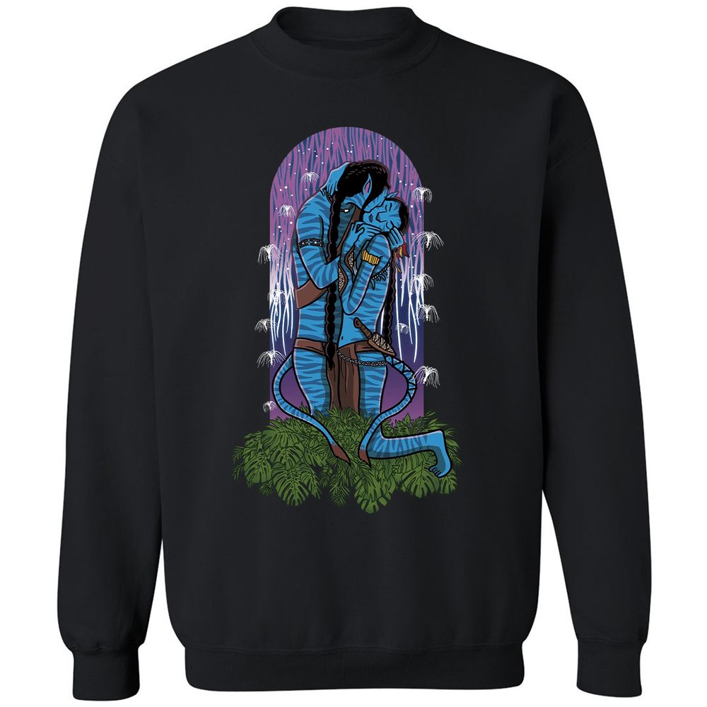 Classic Unisex Sweatshirt - TZXKM55P - Black - 1