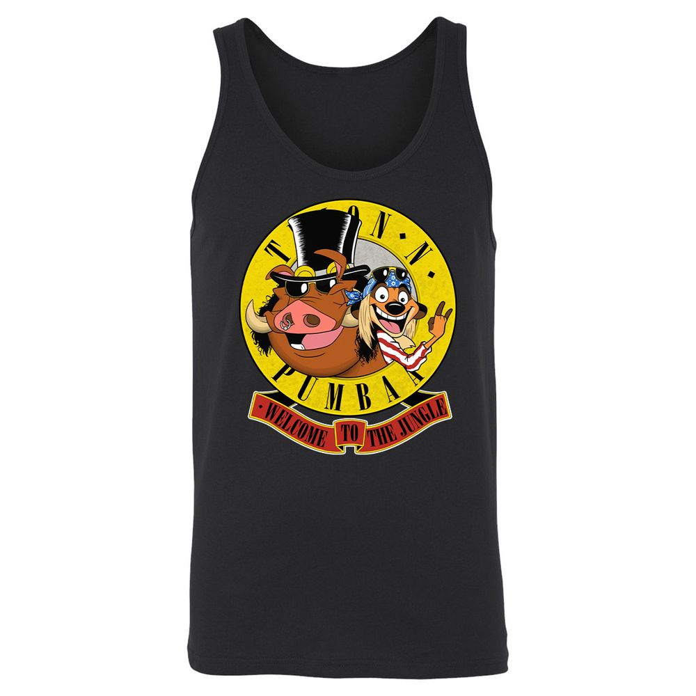 Unisex Jersey Tank - Black - Black - 1