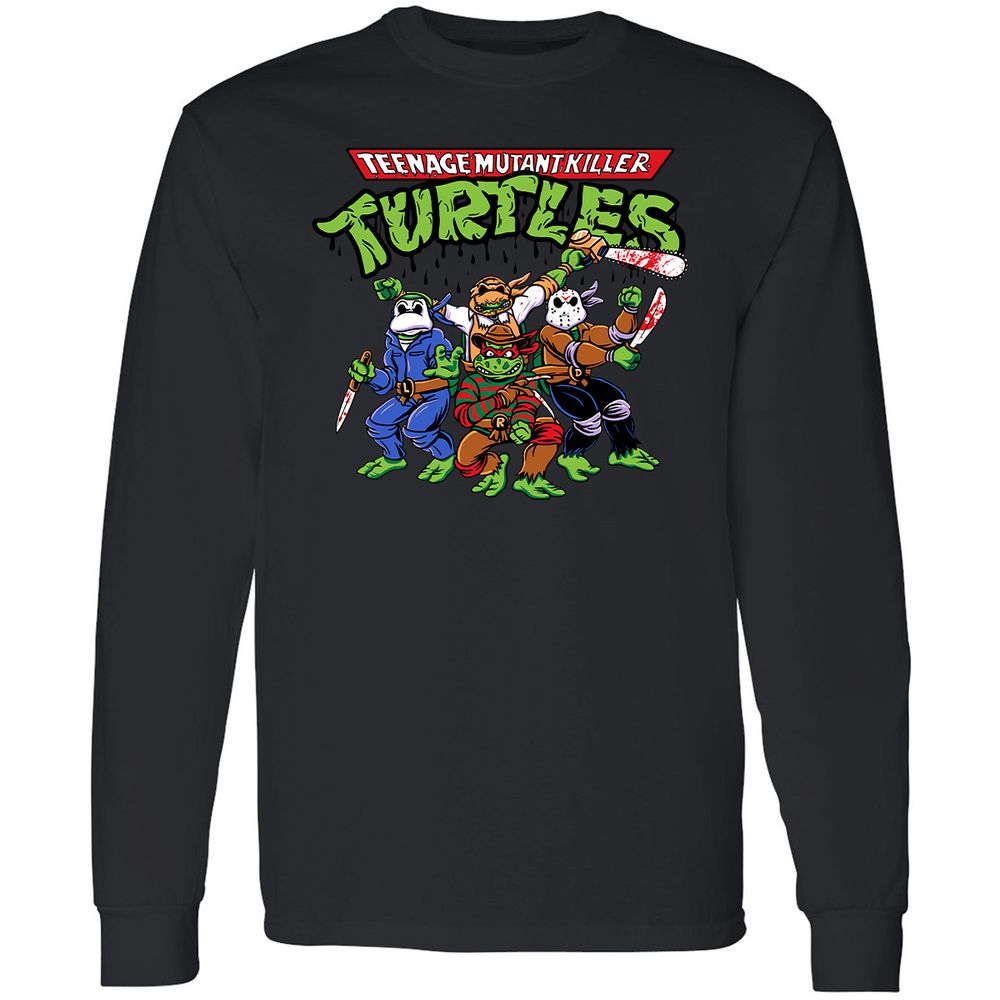 Long Sleeve T-Shirt - Y2Q8ZE8C - Black - 1