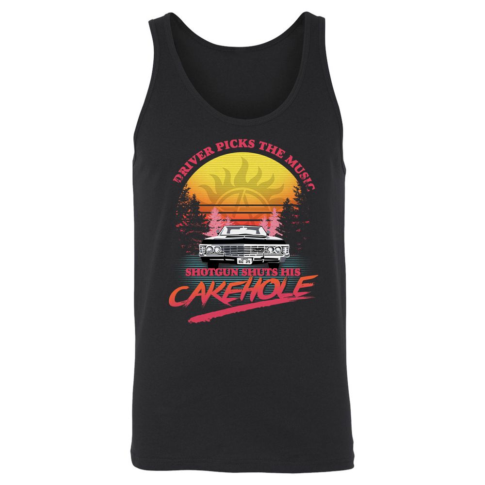 Unisex Jersey Tank - EE9BCBTR - Black - 1