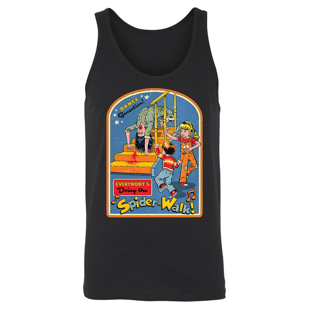 Unisex Jersey Tank - 8A3HXE3Z - Black - 1