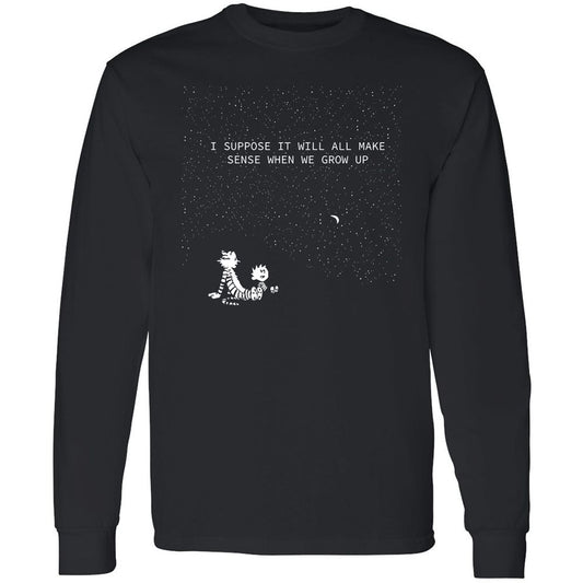 Calvin and Hobbes Stars - Black - 1