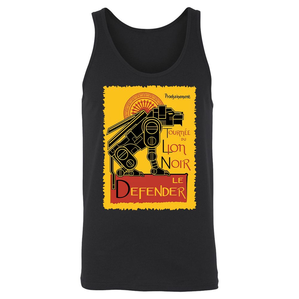 Unisex Jersey Tank - 87E6GNVH - Black - 1