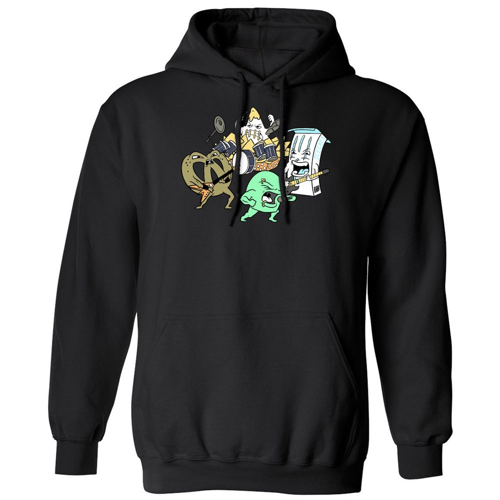 Classic Unisex Hoodie - DQPX8V4T - Black - 1