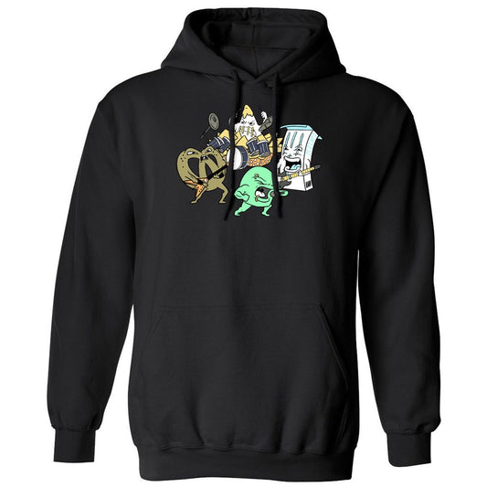 Classic Unisex Hoodie - DQPX8V4T - Black - 1