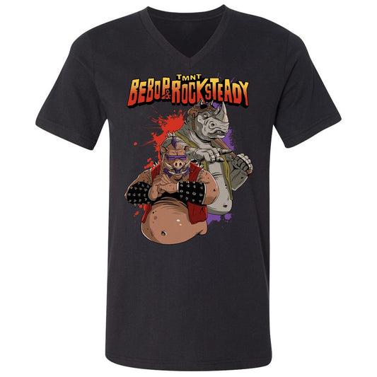 Unisex V-Neck T-Shirt - BVD34VAQ - Black - 1