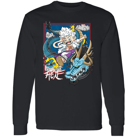 Long Sleeve T-Shirt - FH91H2Y5 - Black - 1