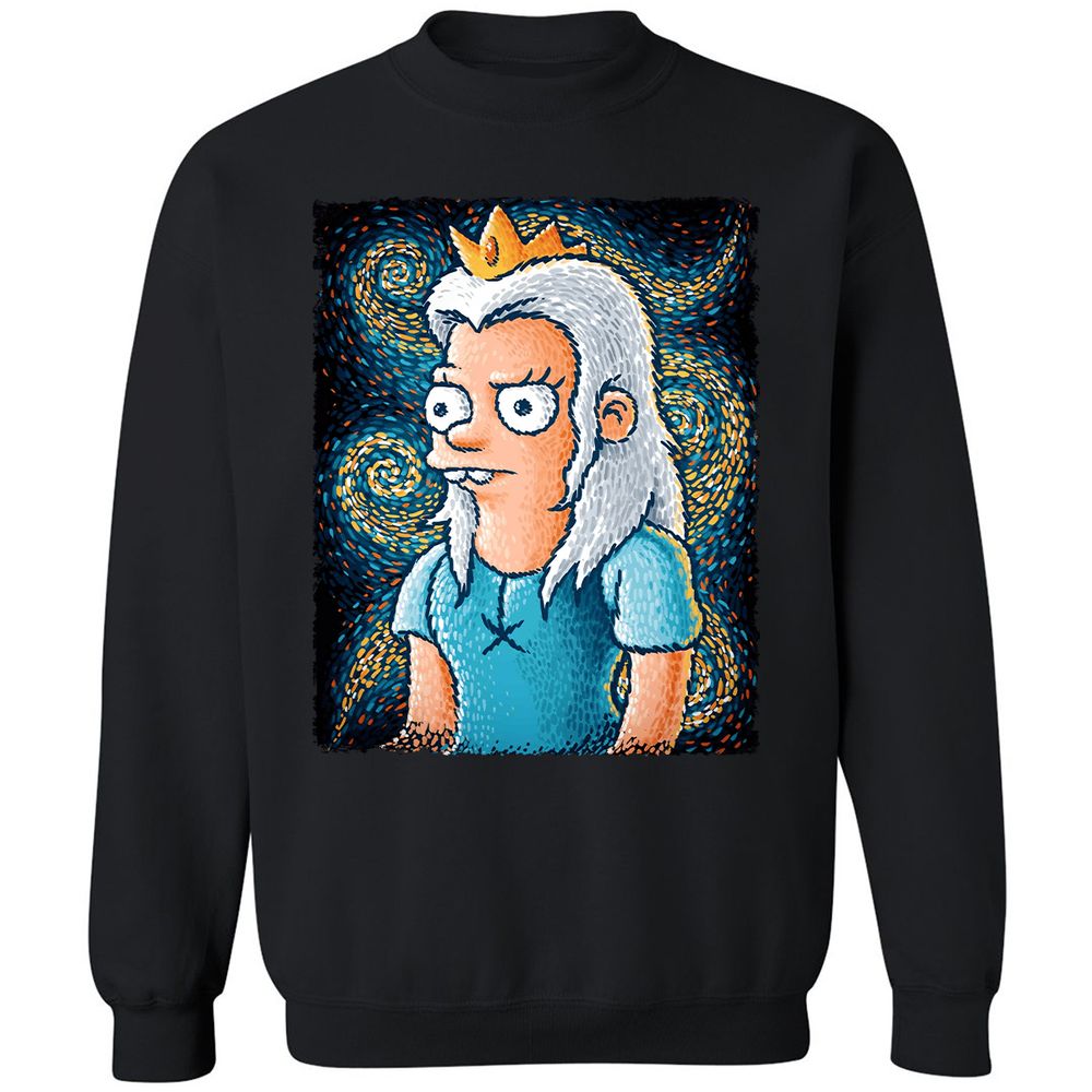 Classic Unisex Sweatshirt - Z2M7W8ZE - Black - 1
