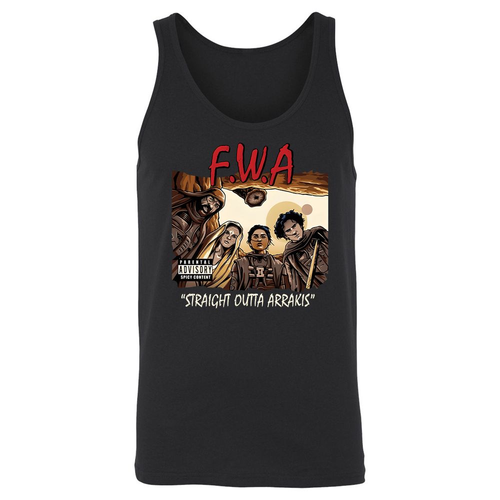 Unisex Jersey Tank - ZTXZQF6U - Black - 1