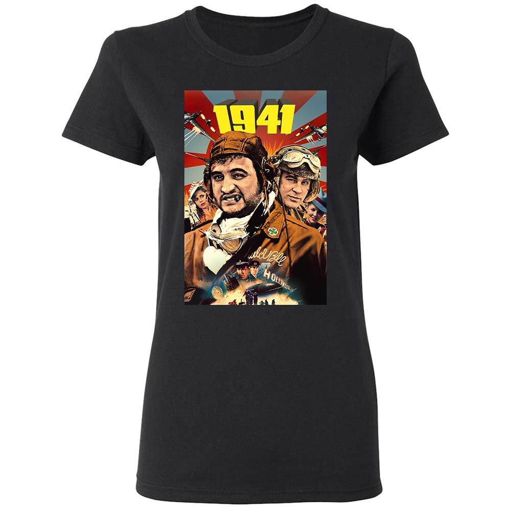 Women's T-Shirt - EC6STRQE - Black - 1