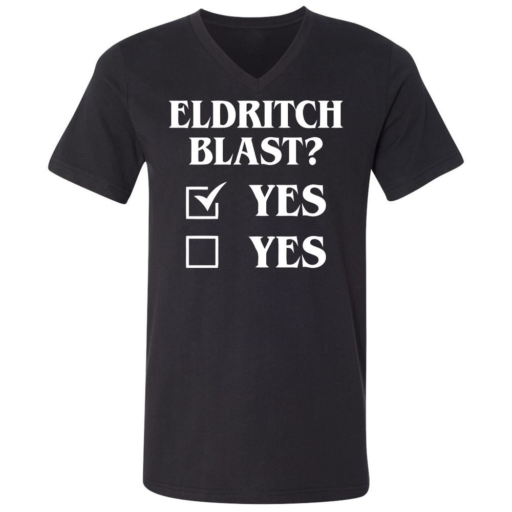 Unisex V-Neck T-Shirt - ARAFVXQN - Black - 1