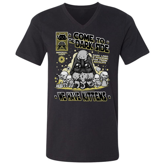 Unisex V-Neck T-Shirt - 8MREJQKL - Black - 1