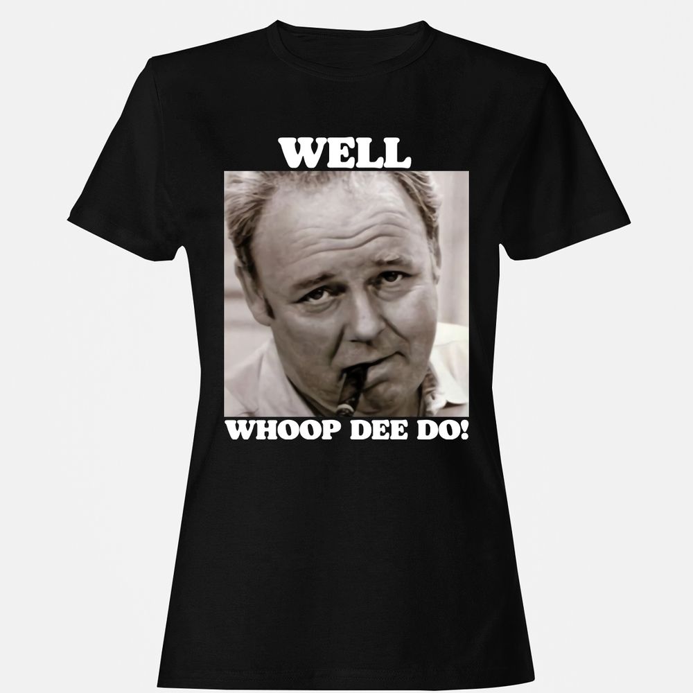 Funny 70s Tv Quote Whoop Dee Do - Black - 1