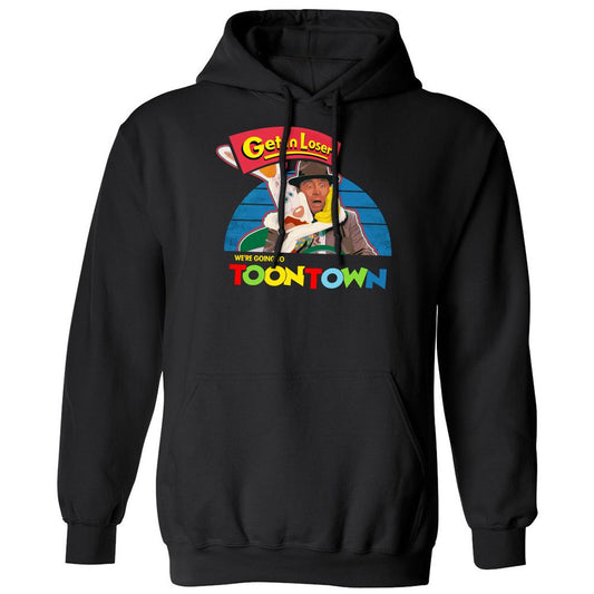 Classic Unisex Hoodie - QSCJLXMW - Black - 1