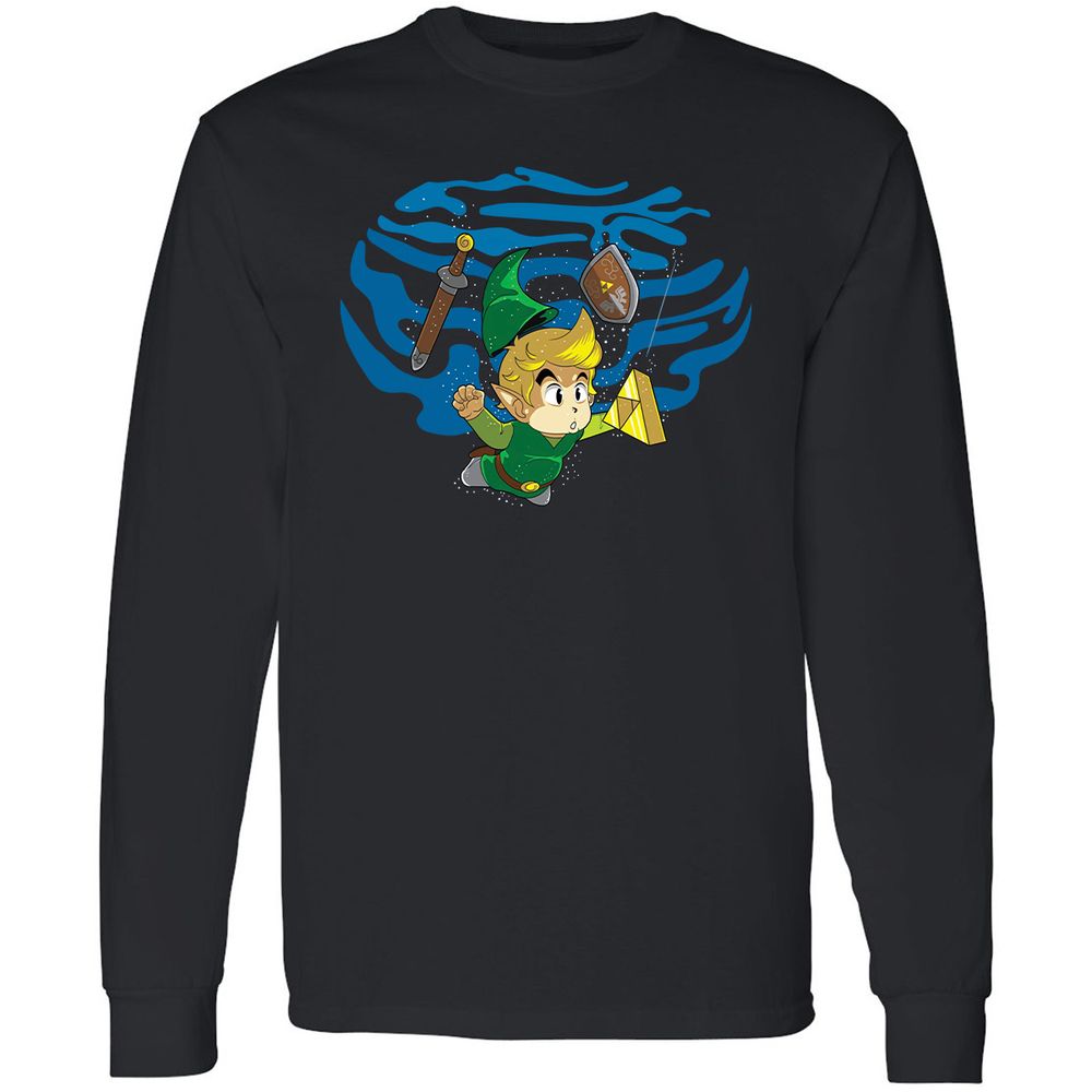 Long Sleeve T-Shirt - D3DEZA33 - Black - 1