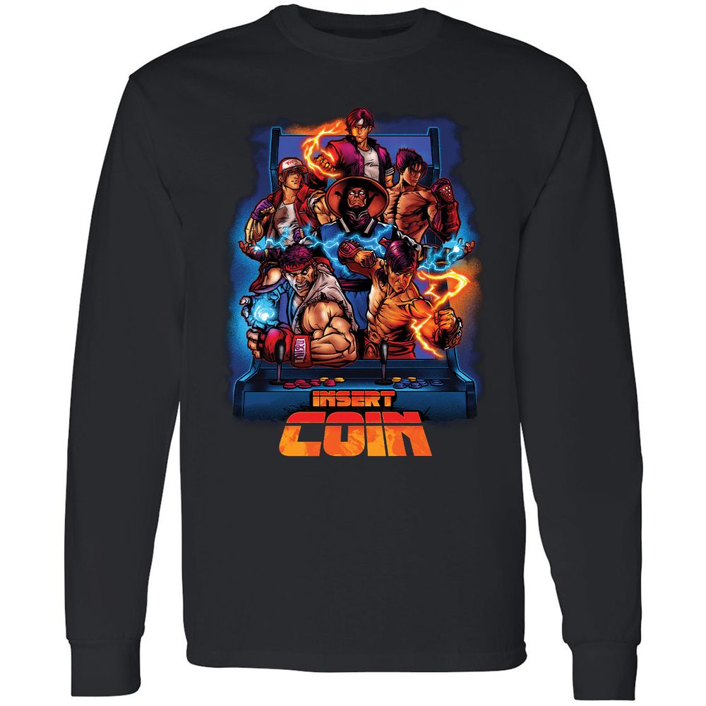 Long Sleeve T-Shirt - VGNV2YCW - Black - 1