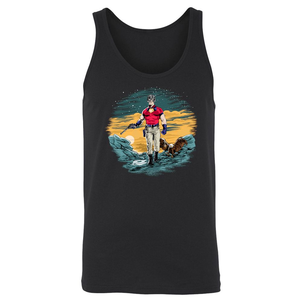 Unisex Jersey Tank - B22Y7Y8J - Black - 1