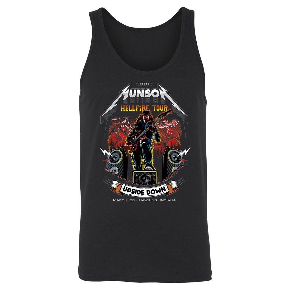 Unisex Jersey Tank - A776QU92 - Black - 1
