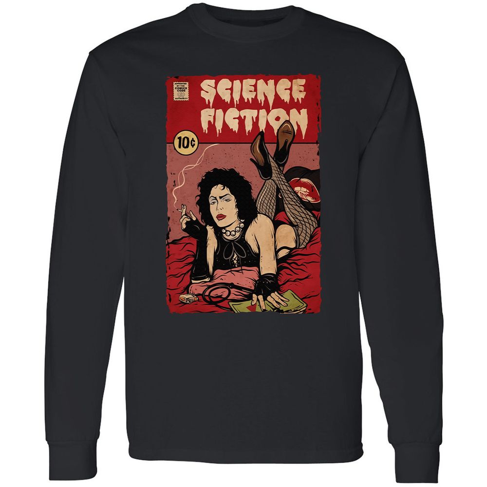 Long Sleeve T-Shirt - 7XFMQPA2 - Black - 1