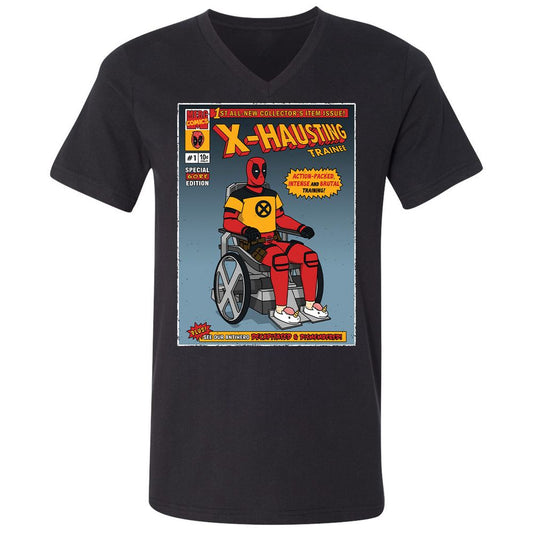 Unisex V-Neck T-Shirt - T2BMXLKK - Black - 1