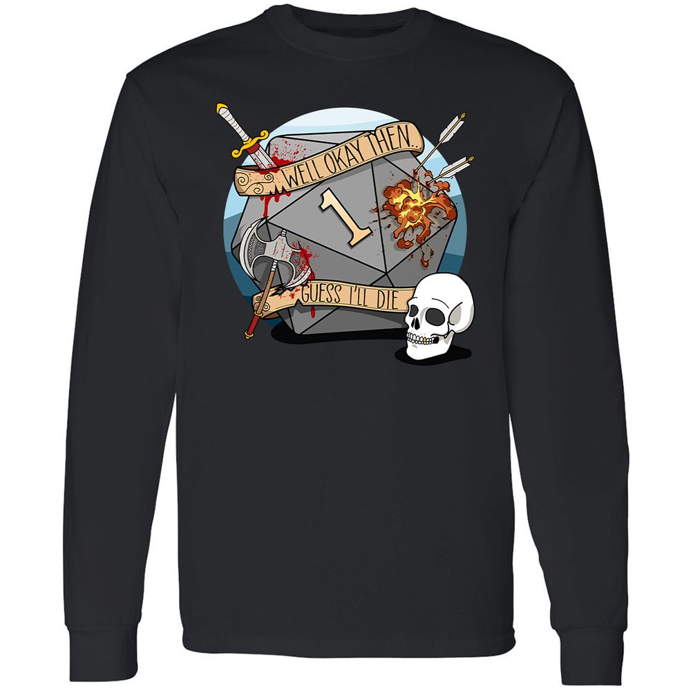 Long Sleeve T-Shirt - Q38URSL3 - Black - 1