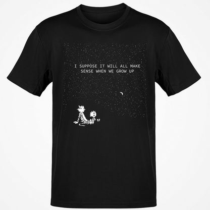 Calvin and Hobbes Stars - Black - 1