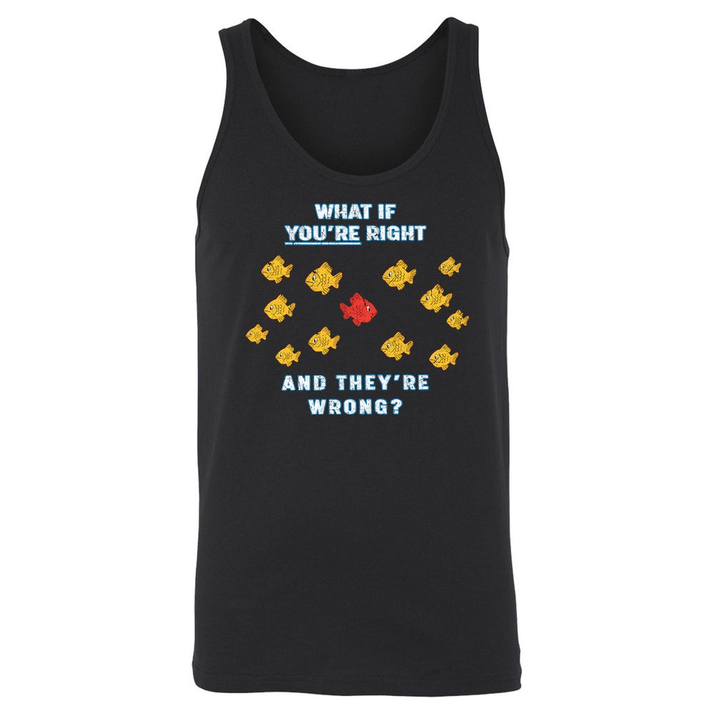 Unisex Jersey Tank - WPNR6KMC - Black - 1
