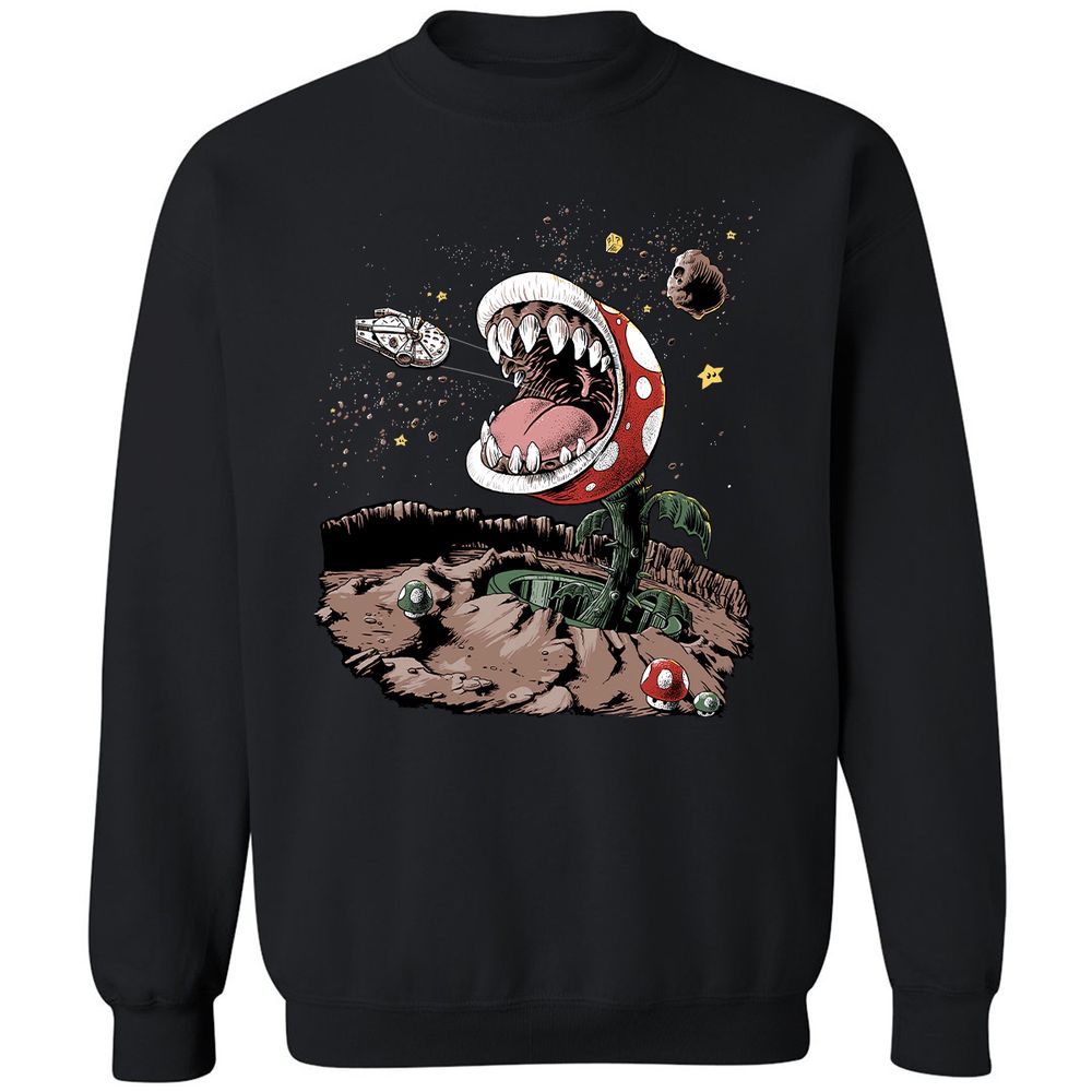 Classic Unisex Sweatshirt - X3HTQWS6 - Black - 1