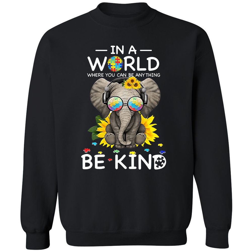Classic Unisex Sweatshirt - 4CZ48JXN - Black - 1