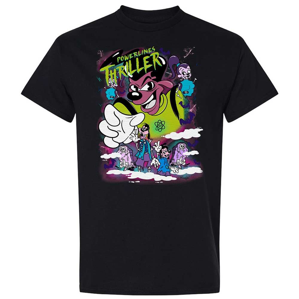 Vintage Pop Cartoon Horror Mashup - Black - 1