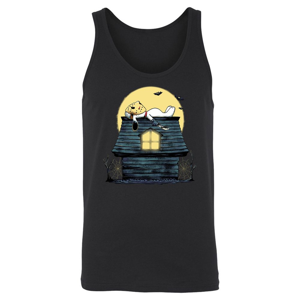 Unisex Jersey Tank - E5V1T672 - Black - 1