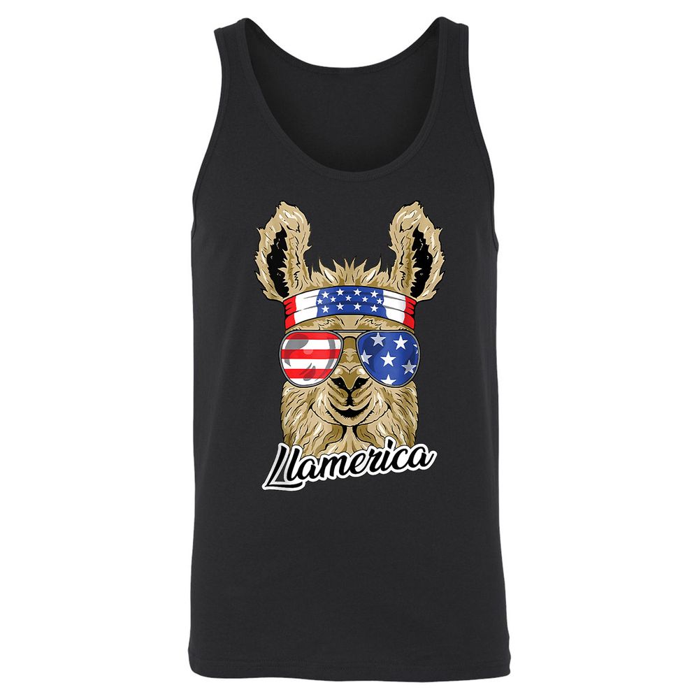 Unisex Jersey Tank - HTTXUFYA - Black - 1