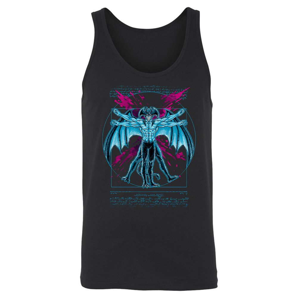 Unisex Jersey Tank - REDYWBQE - Black - 1