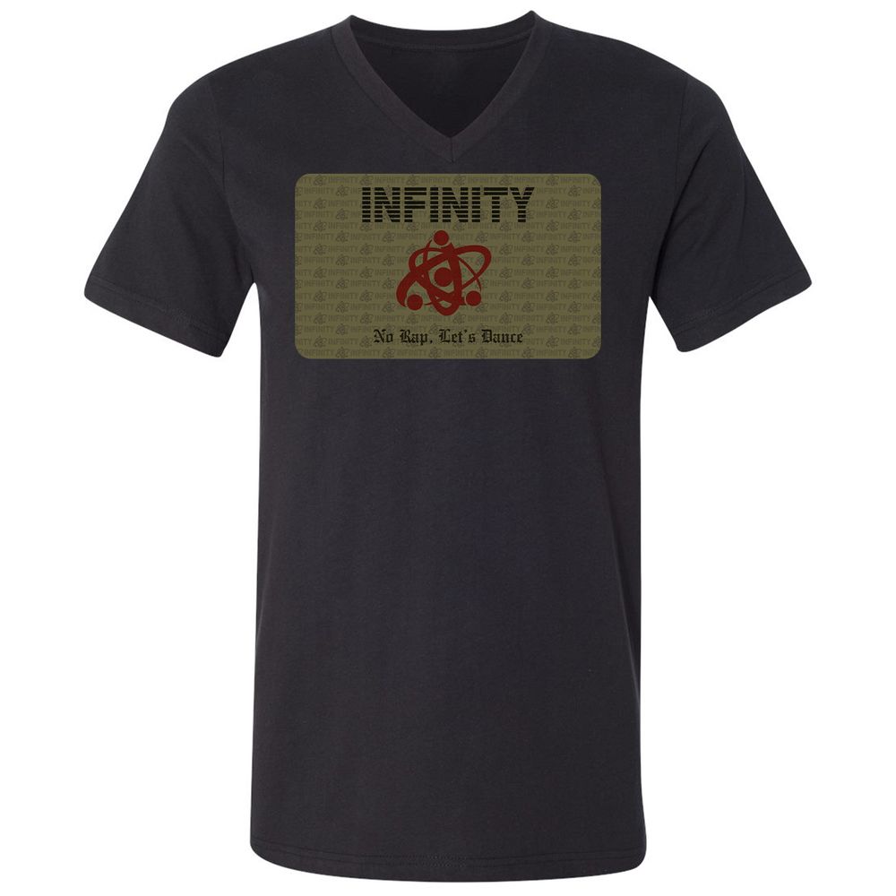 Unisex V-Neck T-Shirt - Y1PE59QF - Black - 1