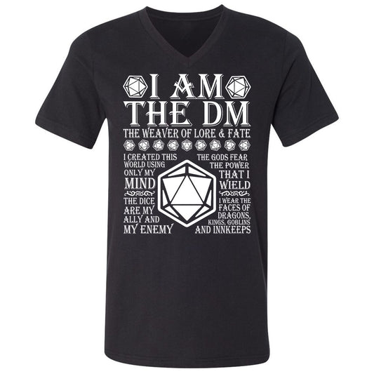 Unisex V-Neck T-Shirt - ED65QE7S - Black - 1