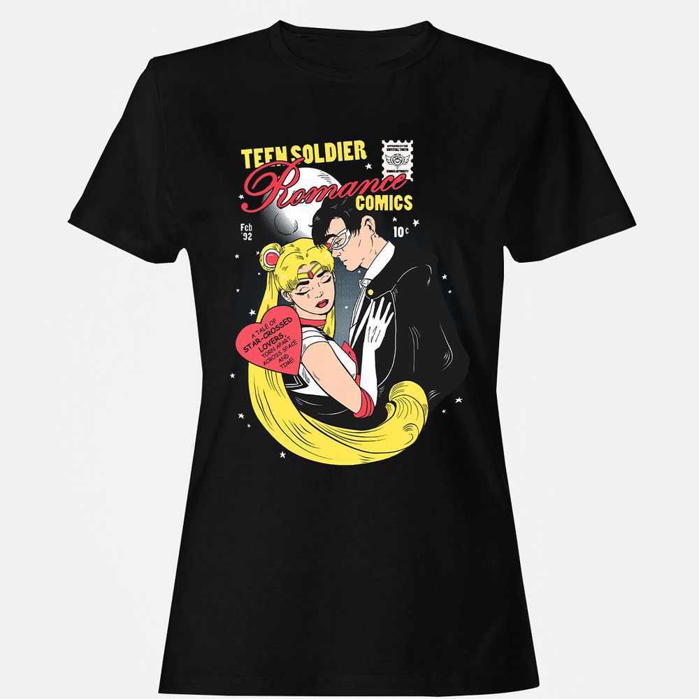 Women's T-Shirt - 2JL8P9L6 - Black - 1