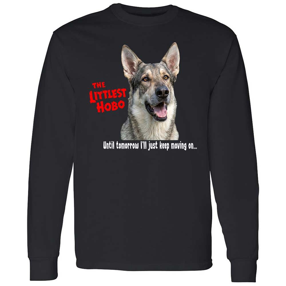Long Sleeve T-Shirt - HJWBSS6U - Black - 1